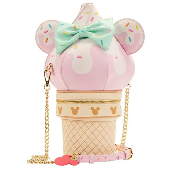 Loungefly Handbags - Exclusive Stitch Shoppe Disney Soft Serve Ice Cream Crossbody Bag